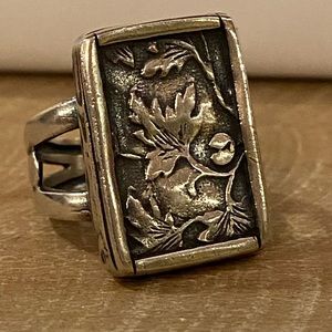 🎉HP🎉🌟RARE🌟SILPADA Sterling Silver Vine Ring